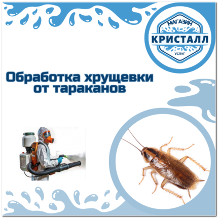 обработка хрущевки от тараканов